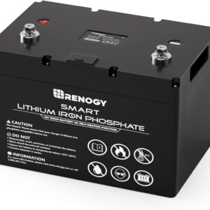Smart Lithium-Iron Phosphate Battery 12V 100Ah Self-Heating