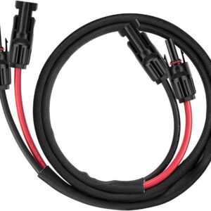 Geosiry - 3FT 10AWG Solar Panel Extension Cable