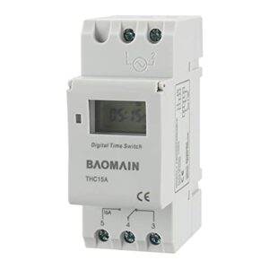 Baomain Programmable Timer Switch Relay
