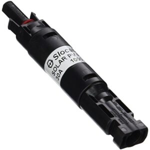 Renogy 30A Male and Female Connector Waterproof in-Line Fuse Holder