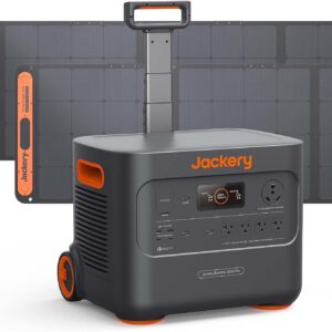 Jackery HomePower 3000 Portable Power Station with 2x 200W Solar Panels