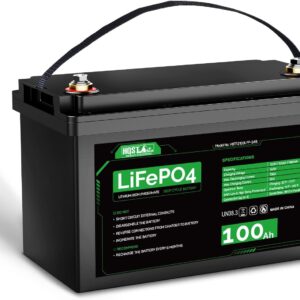 HQST LiFePO4 Battery 100ah Lithium Battery